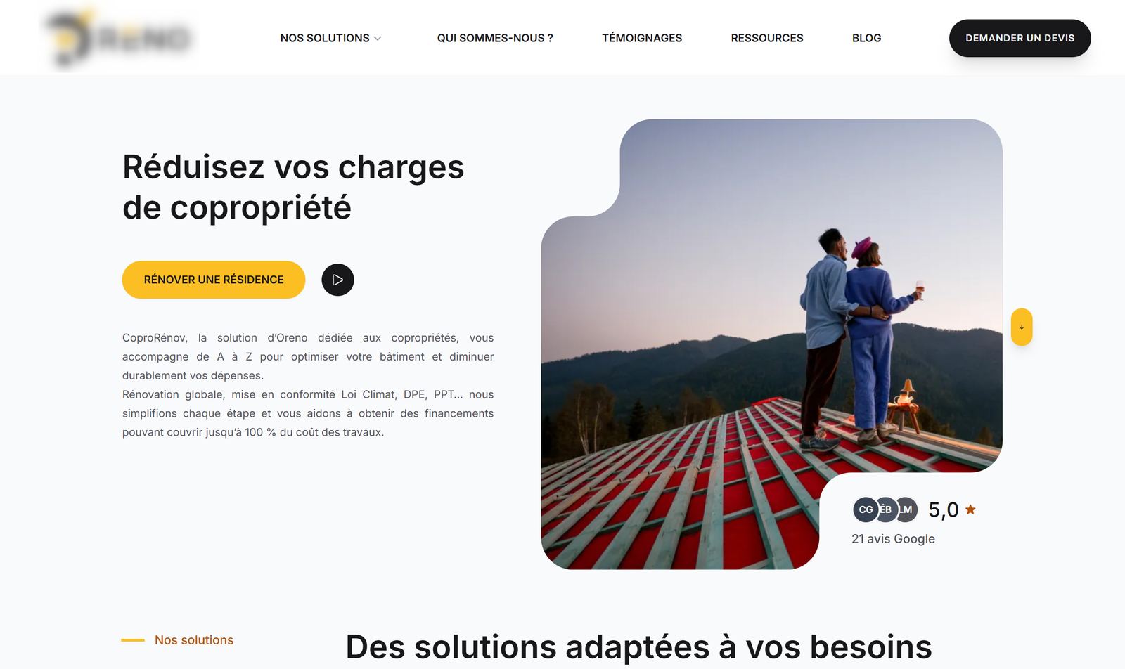 Site web métier Prosites Neexya — design sur mesure, Django et base SEO