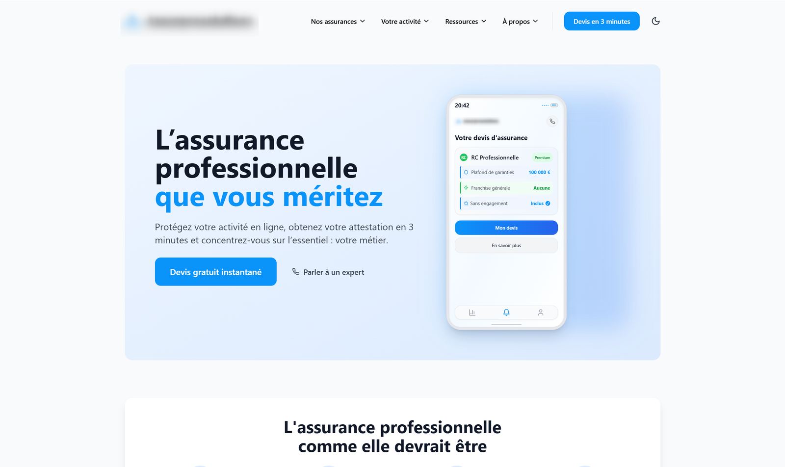 Prosites — développement web sur mesure, exemple 3